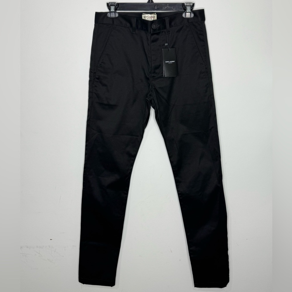 Saint Laurent Black Pants Cotton Size 29